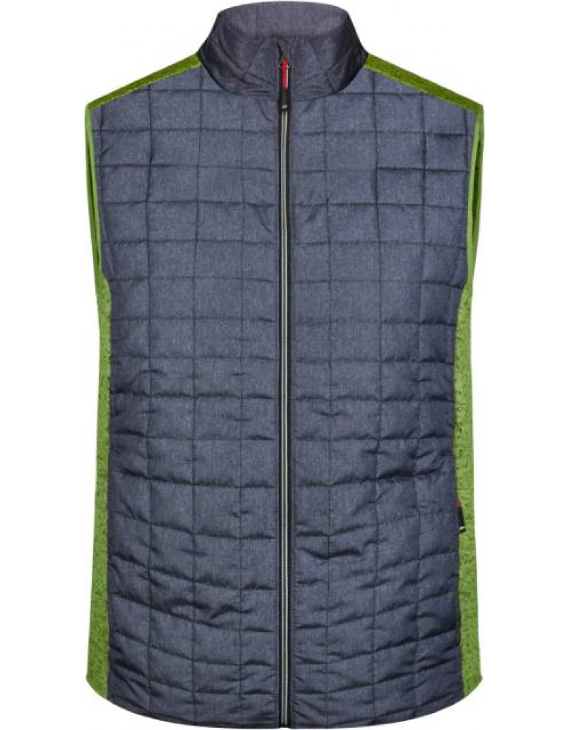 Vestă hibridă tricotată pentru bărbați